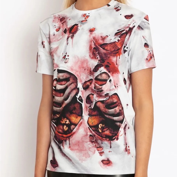 Blackmilk “ZOMBIE GUTS BFT” Size Medium M NWT Blood - Picture 8 of 16